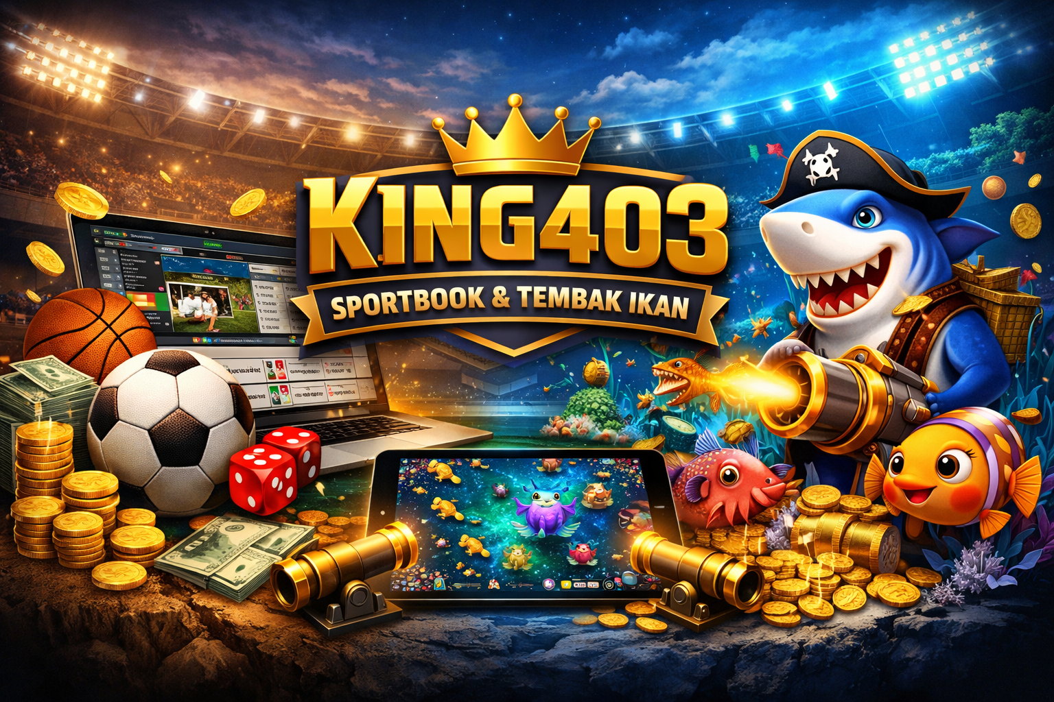 KING403: Perpaduan Sportbook dan Tembak Ikan dalam Satu Platform