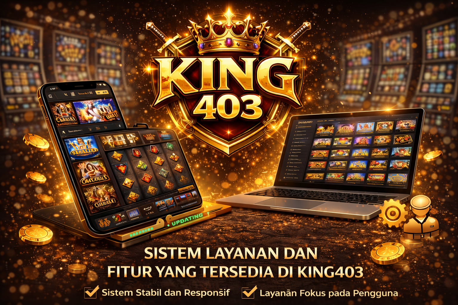 Sistem Layanan dan Fitur yang Tersedia di KING403